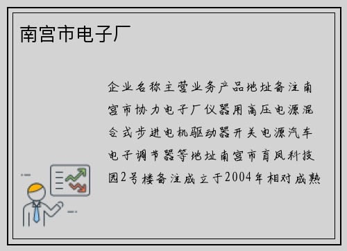 南宫市电子厂